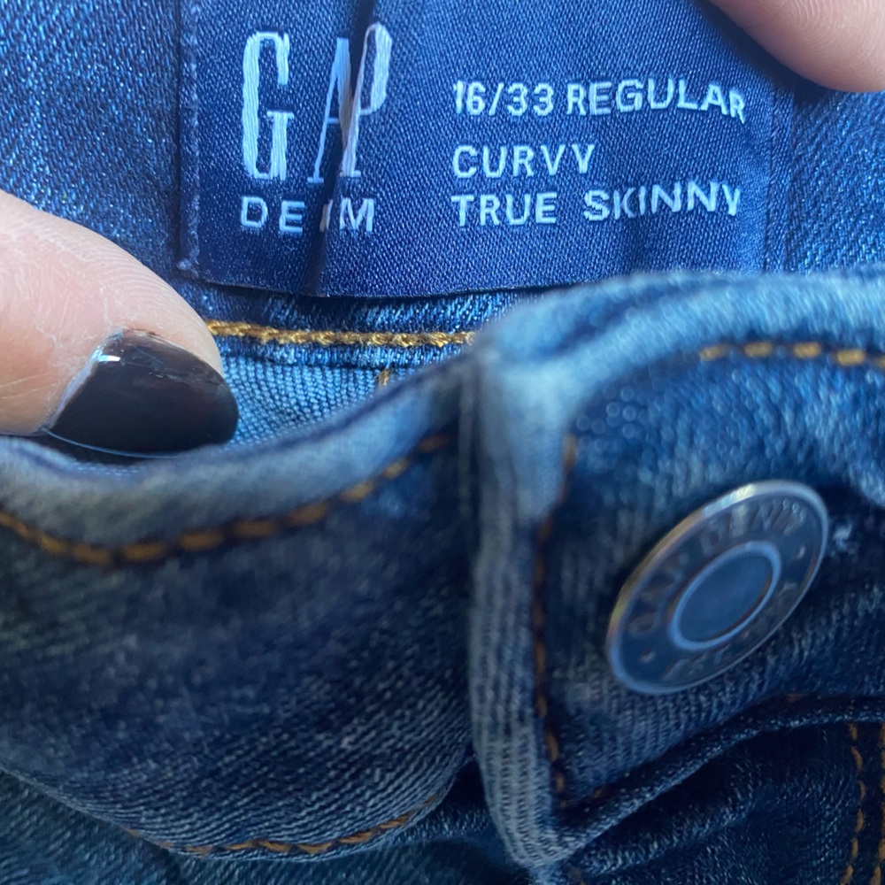 GAP Men's Dark Blue Skinny Jeans